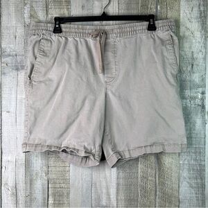 George XL(40-42) Men’s Tan/Beige PullOn Shorts Front Pockets Back Button Pockets